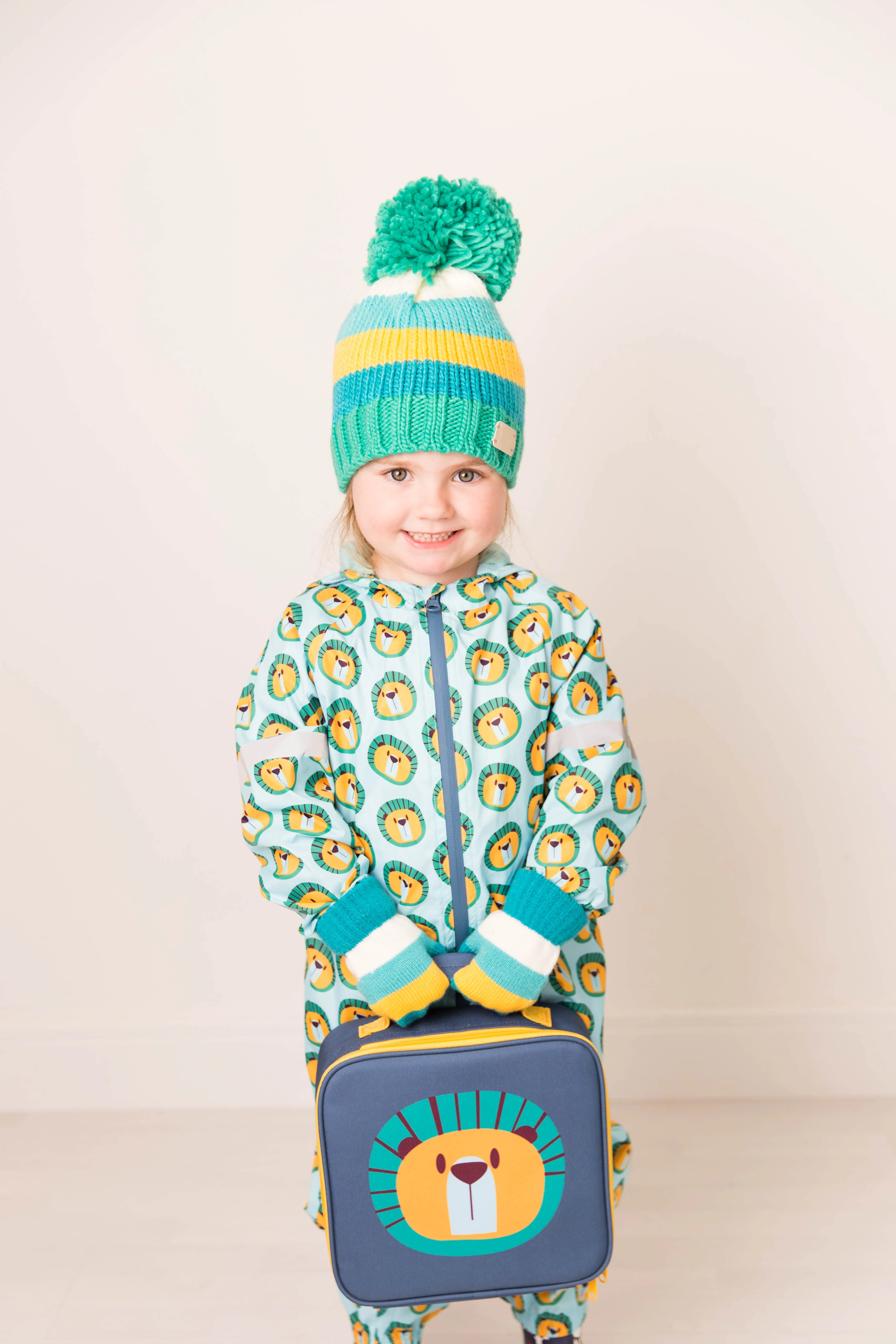 Green & Mustard Mittens - Image 4