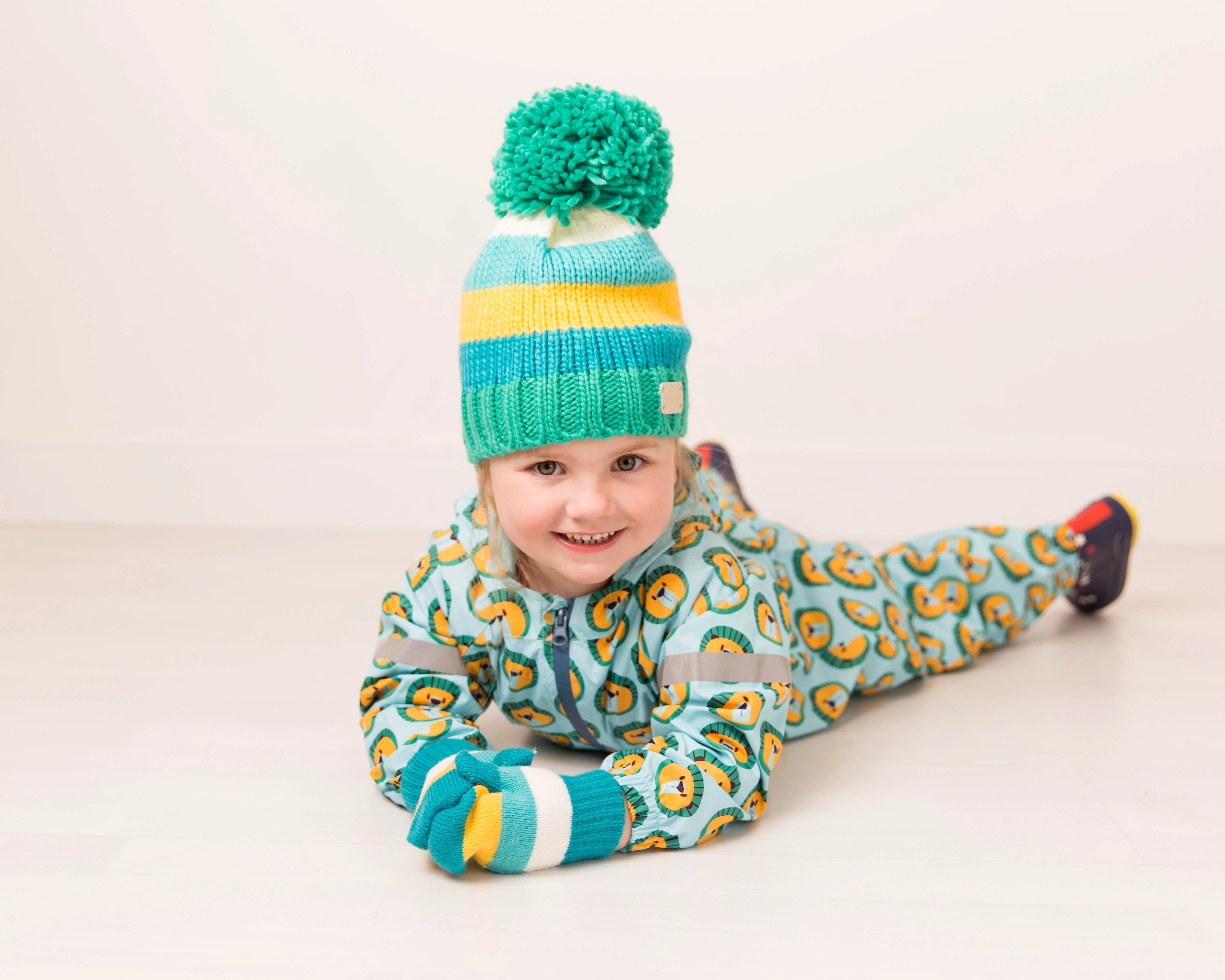 Green & Mustard Mittens - Image 5