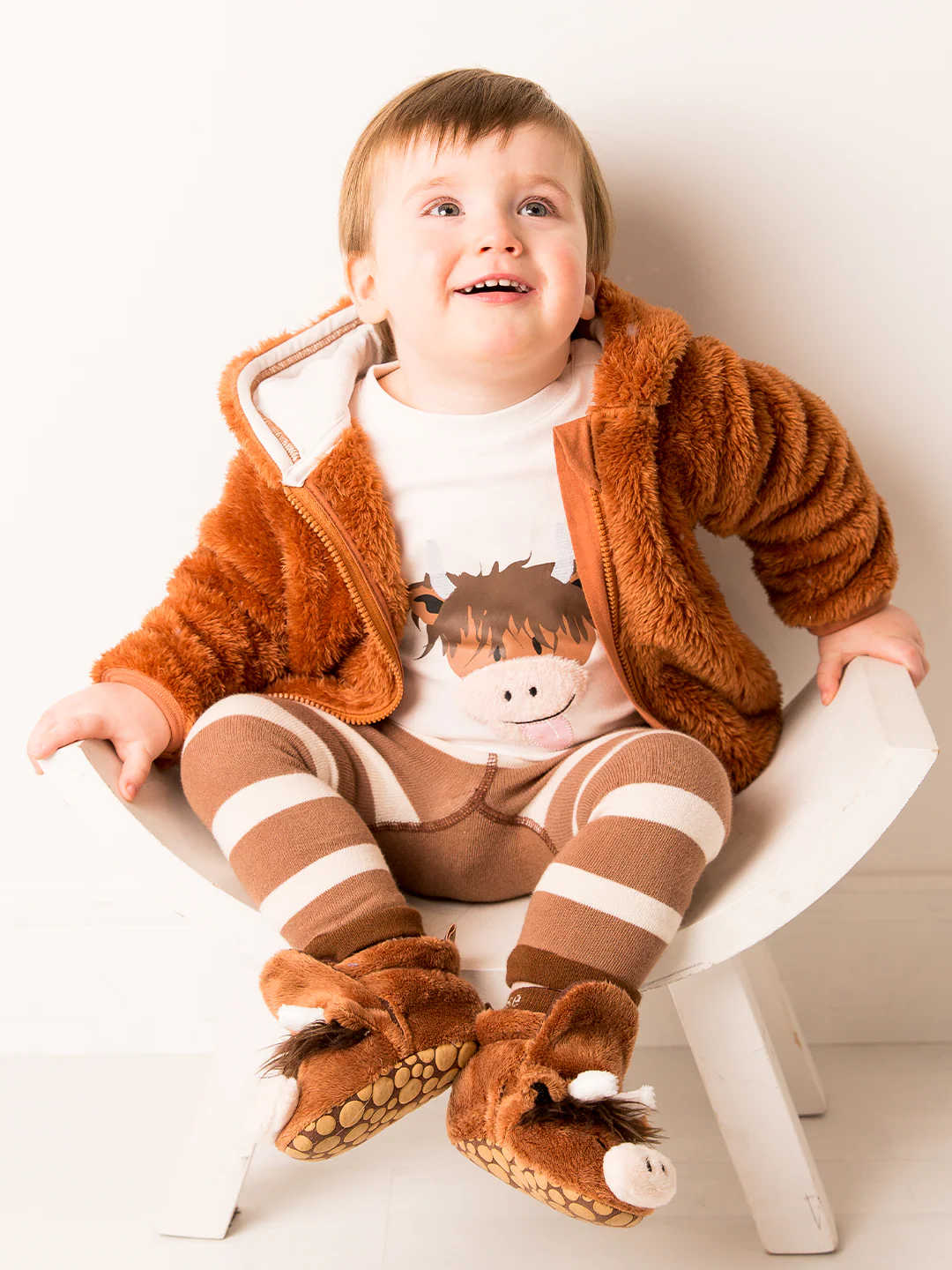 Neutral Highland Cow Hoodie - Image 6