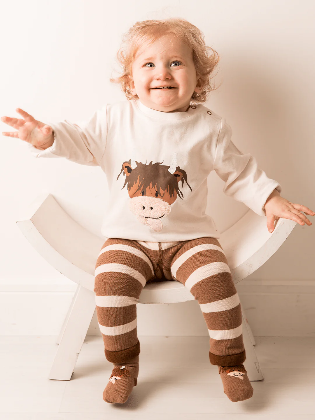 Neutral Highland Cow Top - Image 4